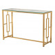 Консоль CL-3 прозорий золотистий Vetro MSMLOFT
