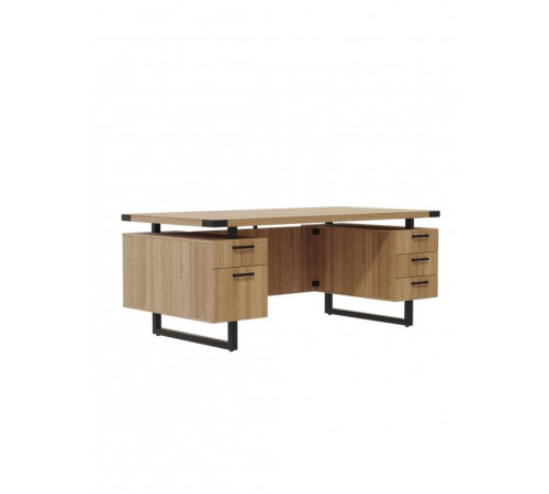 Рабочий стол Mirella с двойной подставкой – 182×91×75 см.