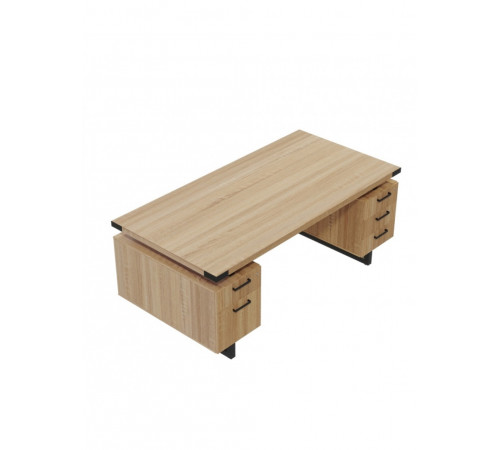 Рабочий стол Mirella с двойной подставкой – 182×91×75 см.