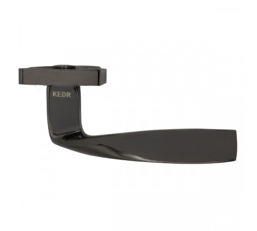 Ручки на розетці KEDR R06.045-AL black nickel