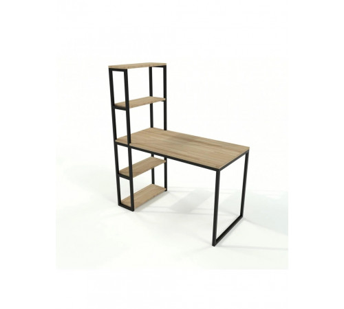 Стіл MSM Loft у стилі лофт з полицями — 120×60×76 см