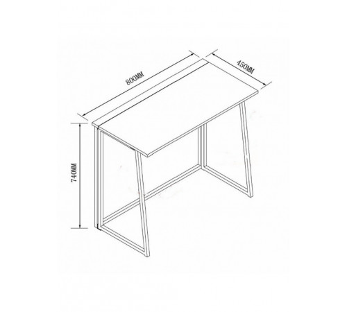 Стол с металлическим основанием Baptistine