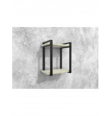 Полиця Айсберг Лофт 40 чорний/білий MSMLOFT