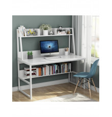 Компьютерный стол с книжной полкой
