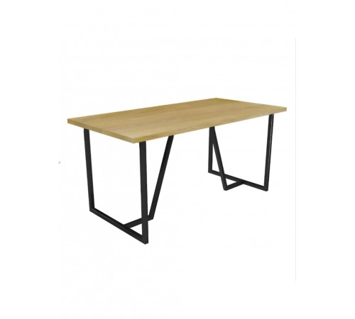 Стіл у стилі MSMLOFT, металевий каркас (130×70×75 см)