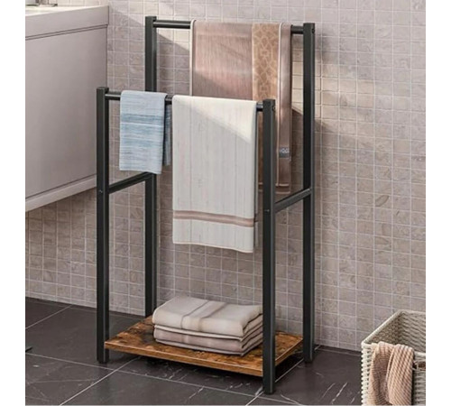 Вешалка для полотенец (металл, 80×42×24 см)