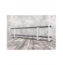 Тумба під ТВ Айсберг 240 чорний/білий MSMLOFT