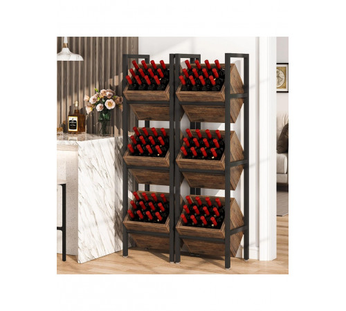 Стелаж для напоїв JW0237 — 130×36×30 см, 3 полиці