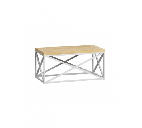 Журнальный стол «Бервин» — MSMLOFT, металлический каркас, ДСП.