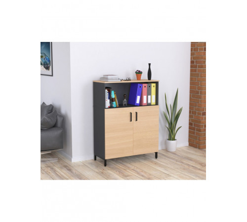 Тумба офісна LTO-900-1200 (антрацит) — MSMLOFT