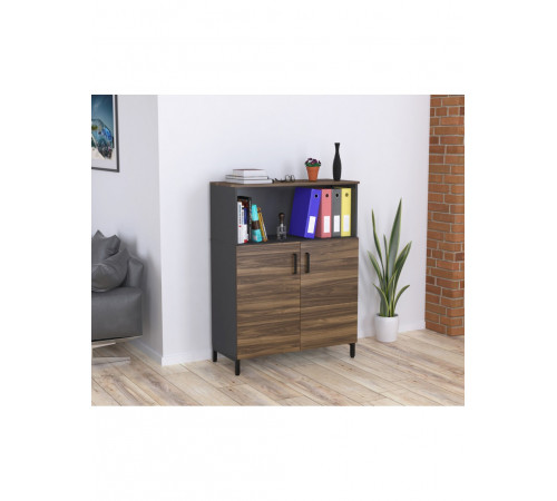 Тумба офісна LTO-900-1200 (антрацит) — MSMLOFT