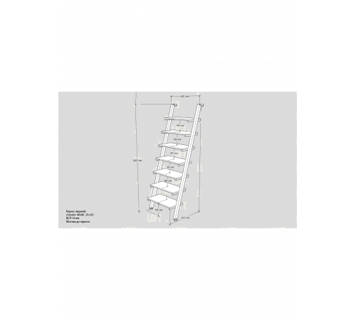Драбина Аверса 39 MSM — надійні сходи для ліжка-горища або антресолі