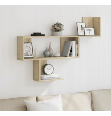 Настенная полка, дуб сонома