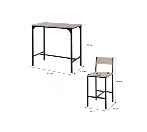 Обеденный набор Carbon Loft