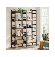 Стелаж skiff 3 з полицями 5-ярусний, коричневий