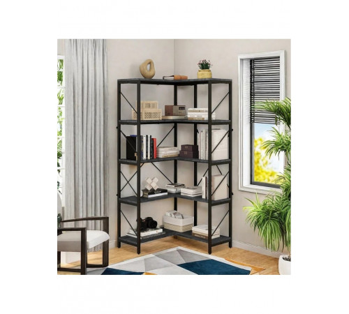 5-ярусний кутовий стелаж "Sukanya" MSM - містке рішення для спальні або вітальні.
