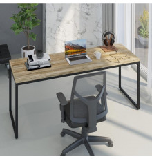 Директорский стол в стиле лофт – дуб Сонома