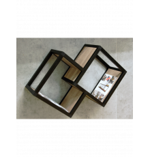 Настінна книжкова полиця TETRIS-2 loft