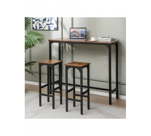 Набор из 4 барных стульев Gymax.