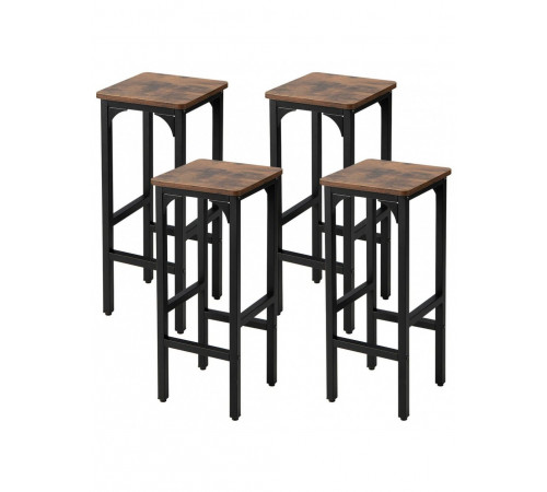 Набор из 4 барных стульев Gymax.