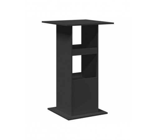 Барний стіл з місцем зберігання, чорний