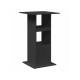 Барний стіл з місцем зберігання, чорний