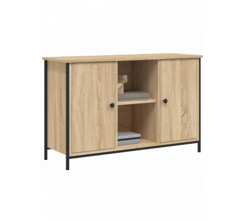 Тумба под телевизор – дуб Сонома (100×35×65 см)