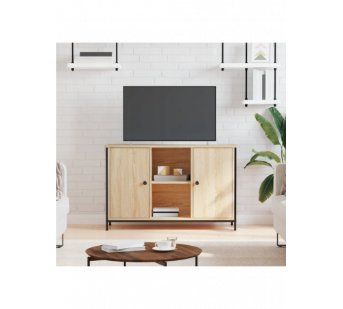 Тумба под телевизор – дуб Сонома (100×35×65 см)