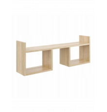 Підвісна настінна полиця для книг, дуб сонома