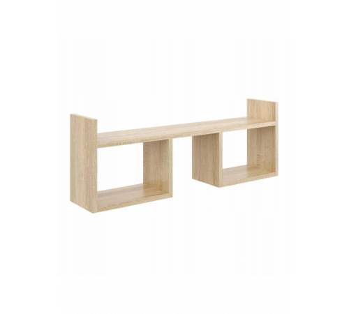 Підвісна настінна полиця для книг дуб Сонома