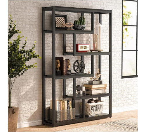 Стелаж “HX” MSM — стильний геометричний 6-ярусний стелаж