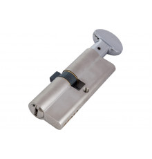 Цилиндр Kale BМ 35х10х35=80мм, никель, с вертушкой