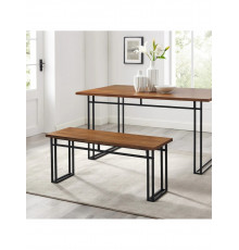 Сучасна обідня лава з металевими ніжками Middlebrook