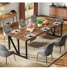 Стіл обідній прямокутний на 8-10 осіб