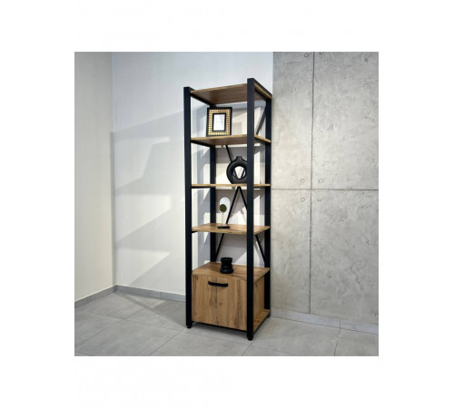 Стеллаж LOFT 600 – стиль лофт: прочный каркас и качественное ДСП