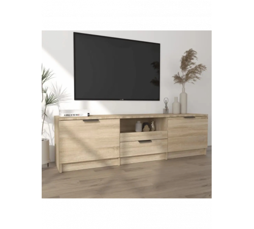 Тумба под телевизор – дуб Сонома (140×35×40 см)