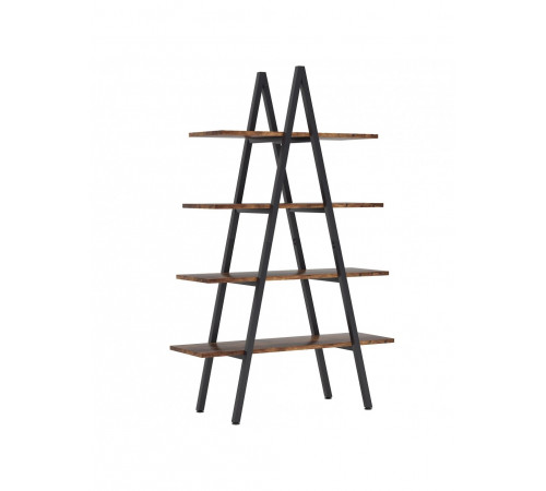 Стелаж 4-ярусний А-подібної форми — просторий та стильний елемент в стилі лофт