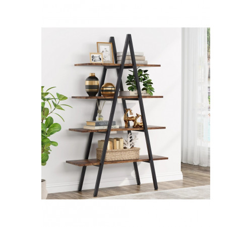Стелаж 4-ярусний А-подібної форми — просторий та стильний елемент в стилі лофт