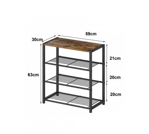 Стійка для взуття на 9 пар