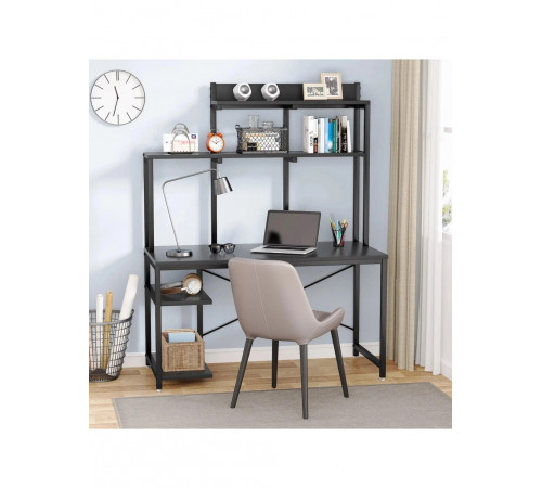 Комп’ютерний стіл для домашнього офісу з полицями