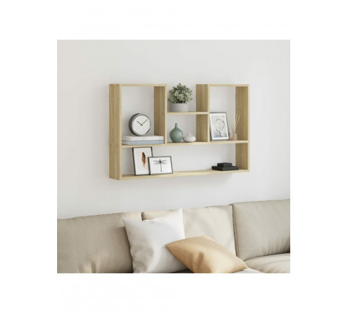 Настенная полка дуб Сонома