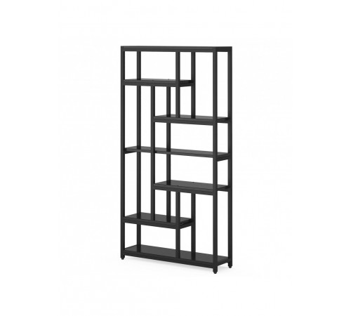 Стеллаж 7-ярусный с открытыми полками, 200×100×30 см