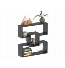 Подвесная полка для игрушек, книг OLAF, черный.