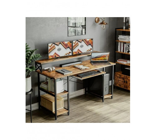 Компьютерный стол на металлической основе