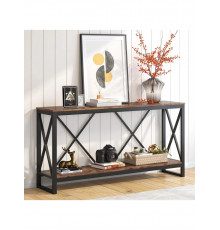 Стіл консольний з відкритою полицею для зберігання