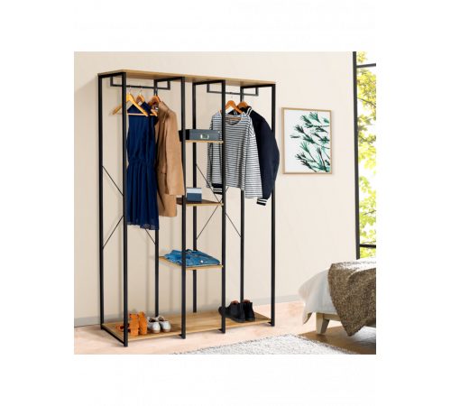 Шафа з трьома полицями, дуб сонома