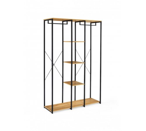 Шафа з трьома полицями, дуб сонома