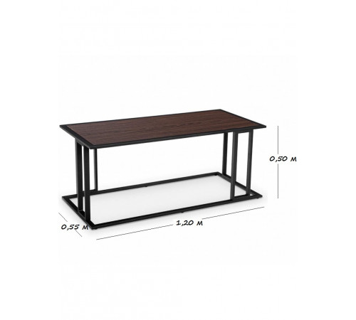 Журнальный столик Tab-151: Стиль Loft и Надежность Металла