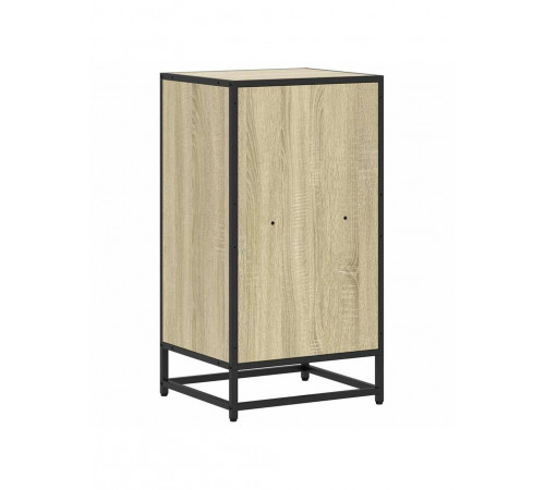 Тумба приставна  MSMLOFT — дуб Сонома, металевий каркас