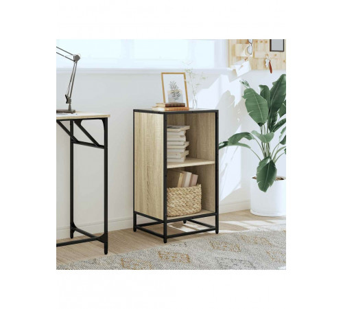 Тумба приставна  MSMLOFT — дуб Сонома, металевий каркас